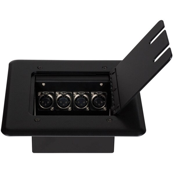 Main product image for Flip Up Stage Box with Four XLR Female Jacks 240-302